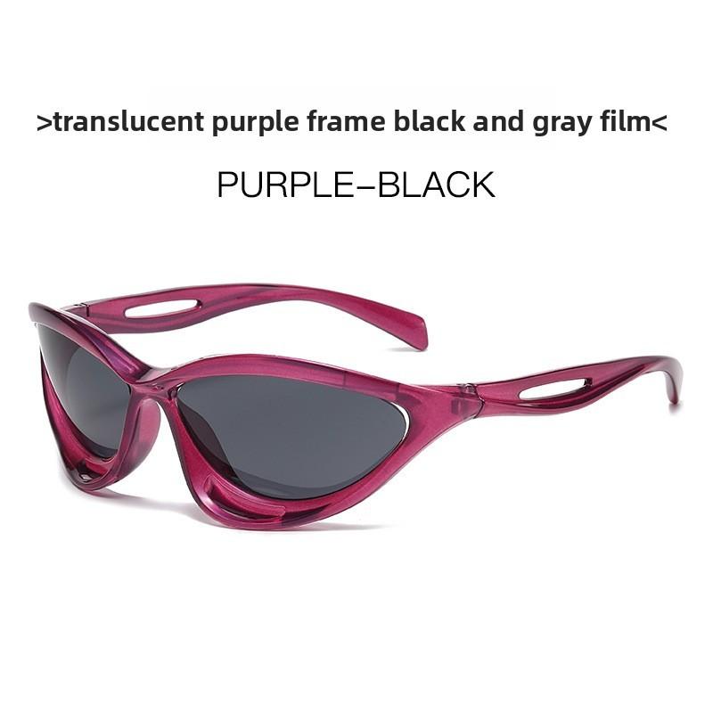 Fashion Sunglasses With Uv400 Protection For Outdoor Cycling And Party Wear