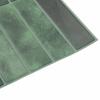 Rectangular Tile 10 pcs Dark Green 29 x 23 x 0.08 cm