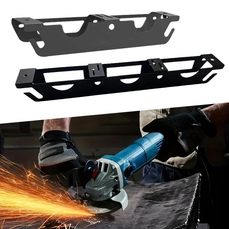 Winkelschleifer-Aufbewahrungsregal, platzsparender Schleiferständer mit Kabelaufhänger, Winkelschleifer-Rack, stabiler Poliererhalter