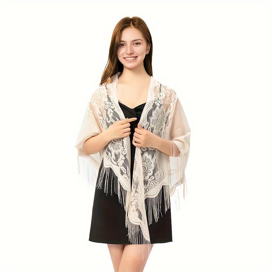 Thin Summer Sun Protection Triangular Scarf Shawl Scarf Silk Scarf Lace Women's Scarf