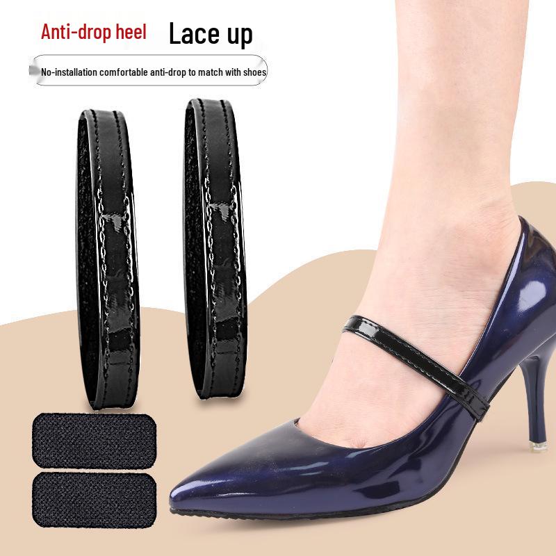 Elastic No-Install Non-Slip High Heel Shoelace Straps