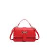 Summer retro fashion handbag women's 2024 new stone pattern small square bag versatile simple shoulder messenger bag