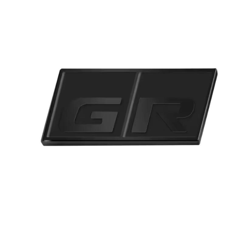1 шт. Эмблема-значок решетки переднего капота автомобиля Наклейка-декаль на крыло для HV YARiS RZ RC RS Prius Alphard Avensis Prius Verso Crown Yaris GR Badge Sticker чёрный