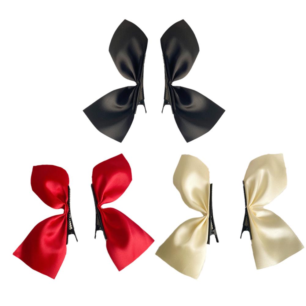 NEW Bowknot Princess Barrettes Hairpin Butterfly Duckbill Hair Clip Bunny Ears Bows Cute Side Headwear Girl Hair Birthday Gift