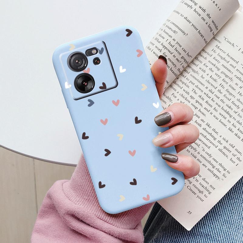For Xiaomi 13T Pro Case TPU Soft Silicone Coque Flower Pattern Cartoon Painted Phone Cover For Xiaomi 13T Back Protection Capa