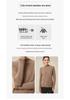 Women's 100% Pure Cashmere Sweater - New Autumn/Winter High-Neck Cable Knit Base Layer