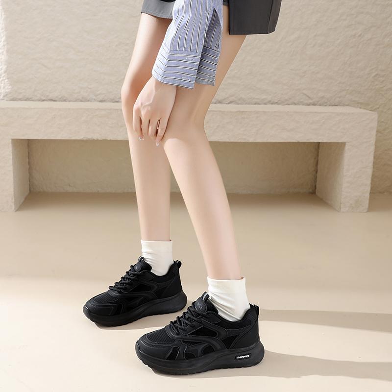 Mode CRLAYDK Damen Laufschuhe Damen Mesh Schnürschuhe Tennis Walking Sneaker Leicht Atmungsaktiv Workout Stilvolle Trainer