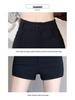 Women's Black Hot Pants: High-Waist Spicy Style, Plus Size, Summer Casual Wide-Leg Shorts for Slimming Effect