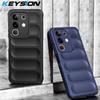 KEYSION Shockproof Matte Case for VIVO Y29 4G Anti-skid Soft Silicone Phone Back Cover for IQOO Z10X 5G