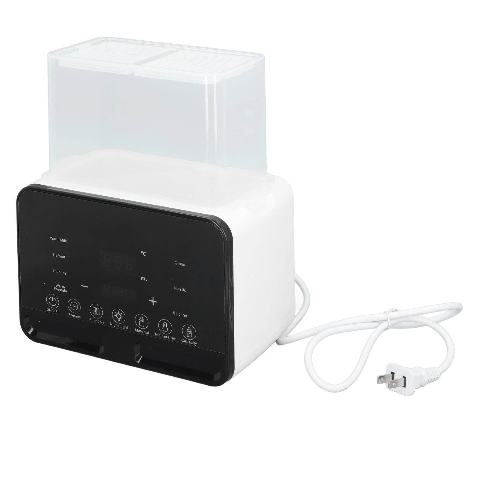 

Подогреватель для детских бутылочек с постоянной температурой и сохранением тепла. Большая емкость. Подогреватель детского молока с вилкой ЕС.