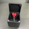 3D Printed Annoying Gift Box Funny Pop-Up Prank Storage Box Red Heart Shape Rose Gift Packaging Box Home Decoration