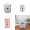Stainless Steel Food Box With Multiple Layers For Travel And Family Dining