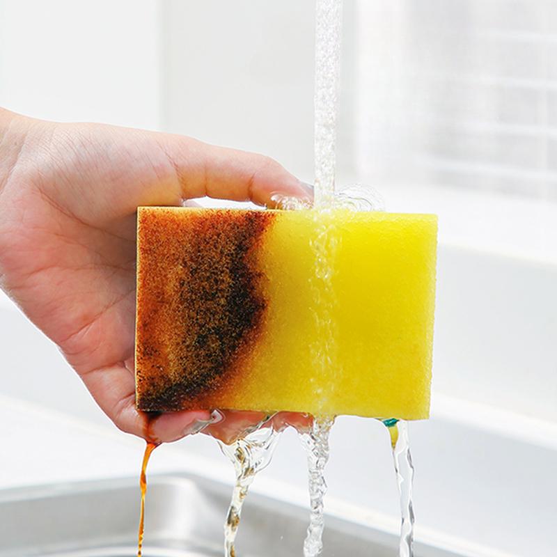 30PCS Magic Cleaning Sponges Reusable Pan Pot Dishwashing Scouring Pads Household Kitchen Sponge Wipes Brush Clean Tools