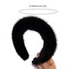Sweet Headbands Faux Furs Headband Fashion Headband Multipurpose Yoga Sports Spa Wide Brim Hair Hoop for Woman Girls