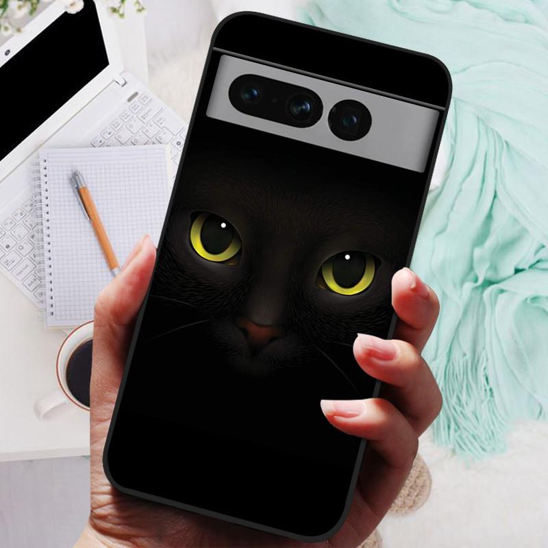 

Для Google Pixel 7 Pro Чохол Силіконовий Розписний М який Чорний Чохол для Google Pixel 7 Pro 7A Fundas для Googe Pixel7 7Pro TPU Coque for Pixel 7 Pro
