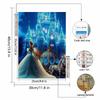 DIY Diamond Painting Crystal Palace and Cinderella Cross Stitch Kit Mosaic Art Diamond Painting Full Circle Diamond Home Decoration