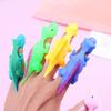 1PC Creative Dinosaur Finger Toys Kids Funny Cartoon Animals Anxiety Stress Relief Shooting Playing Toy Slings Catapult Game