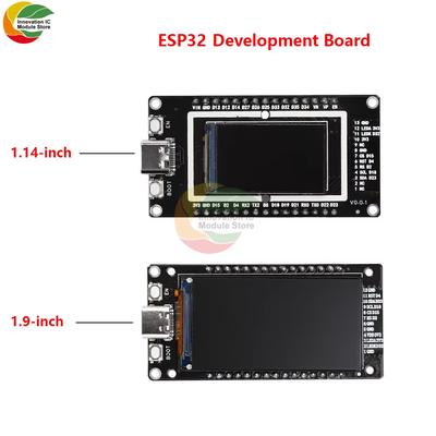 Esp32 1.9-inch 1.14-Inch Lcd Screen Wifi Bluetooth Development Board Onboard Esp-32 Module Type-C Interface