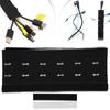 125cm Cable Management Sleeve Neoprene Wire Cover Waterproof Protective Wire Organizer