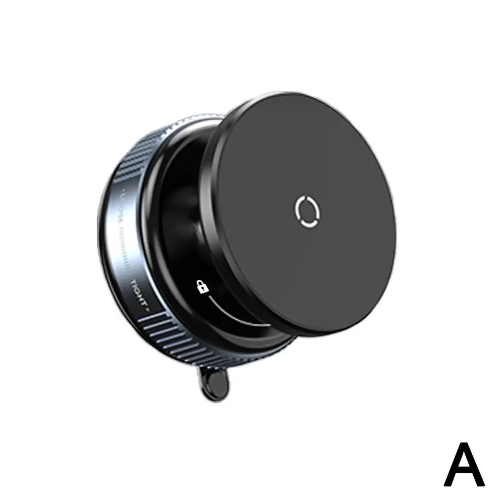 

Магнитный вакуумный держатель для телефона с вращением на 360 градусов, Сильная присоска для автомобиля, кухни, зеркала, спортзала, ванной, душа и всех гладких поверхностей U7I8 чёрный