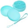 Hanging Rope Silicone Bathing Brush Massage Body Scrub Soap Box Shower Head Scrubber  Household
