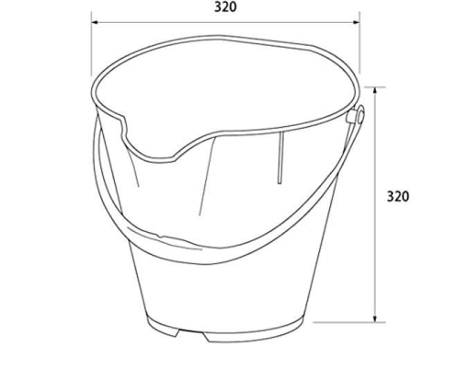 Bartec Barkinta X Farbeimer 15L Marineblau BKXCB-15B