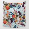 Blumen Wandteppich Wandbehang Mysteriös Romantischer Wandteppich Hintergrund Mandala Haus Wohnzimmer Schlafzimmer Dekor Wandteppich Dekoration