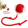 6x6x6cm Cat Interactive Ball Toy Automatic Rolling Ball Tail Rechargeable Smart Pet Electric Toy Dog Cat Training Imitate Mouse
