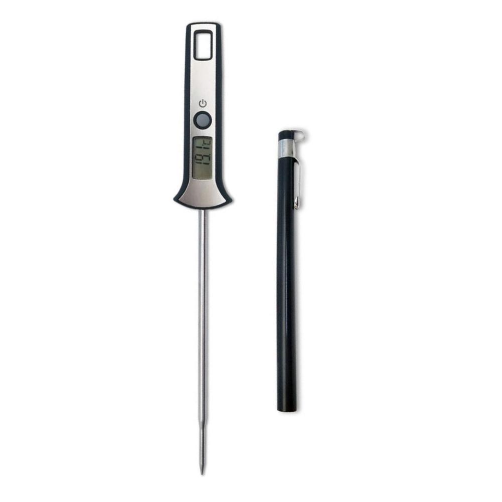Electronic thermometer with digital display and highprecision detachable probe for cooking meat steak barbecue and poultry