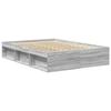 VidaXL Bed Frames Sonoma Grey 150x200 Cm Extra Large 3203871