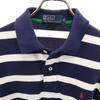 Polo by Ralph Lauren Border Pattern Short sleeve Polo shirt S Navy Fawn Men's Used