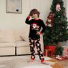 Prints Family Matching Long Sleeve Tops+Pants Set Family Matching Sets