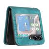 For Samsung Galaxy Z Flip5 5G Leather Wallet Case Butterfly Flower Imprinted Phone Cover with Strap