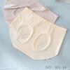 Tian Mi Fen Women's Seamless Mid-Waist Ice Silk Briefs - Breathable, Comfortable, Antibacterial Mulberry Silk Crotch.