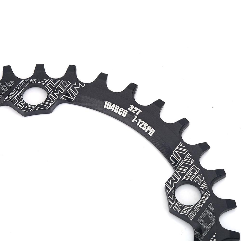 104BCD Single Speed Chainring 32T 34T 38T Cycling Chainring Bicycle Chainring  Bike Accessories
