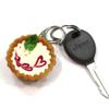 so delicious you could eat Rare Cheesecake Tart Food Sample Keychain Cute Funny Souvenir Gift 199OK [Coconut Accessories] Looks it! (Plain)