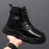 New high-top Martin boots single cotton leather windproof urban cool