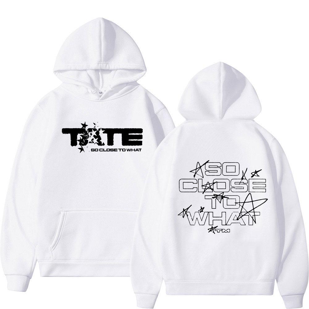 Tate McRae So Close To What Album Hoodies Men Women Clothing Long Sleeve Hooded Sweatshirts Fleece Vintage Oversized Pullovers