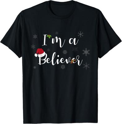 I'm a Believe Ugly Christmas Holiday Season Gift Saying T-Shirt Unisex T-Shirt