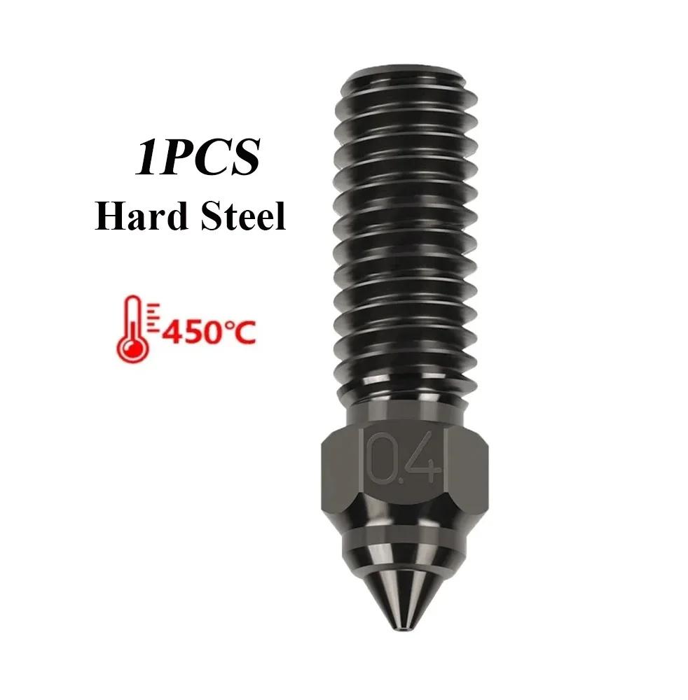 For Creality Ender 3 V3 KE K1/k1 Max Nozzle CR-M4 Nozzles Hardened Steel  Brass Copper plated For Anycubic Kobra/Vyper 3D Nozzle