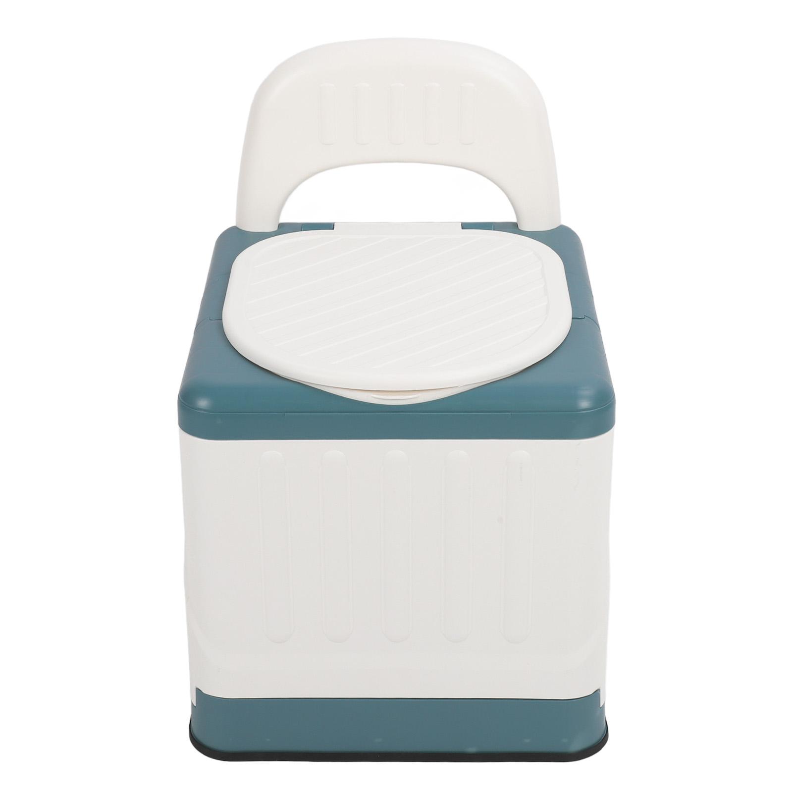 

Портативный туалет складной с высокой грузоподъемностью мобильное прикроватное кресло-коммод с широким сиденьем для взрослых пожилых людей беременности