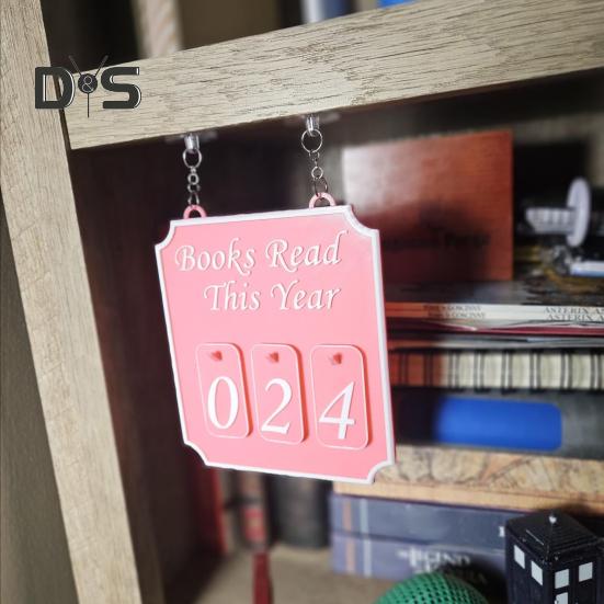 Bücherregal Dekoration Digitale Karten Set Motivierender Lese-Tracker Lesefortschritt Literarisches Dekor Bücherregal Akzente