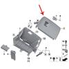 Priekš BMW X3 F25 2011.- 2017. g. Cimdu nodalījuma durtiņu vāks Paneļa cimdu nodalījuma durtiņu vāks 51166839000 Aftermarket Melns Priekšpuse