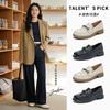 Two Wear Loafers 2026 Spring Thick Heel Small Fragrant Single Shoes Women's Casual Fashion Shoes Women's Shoes