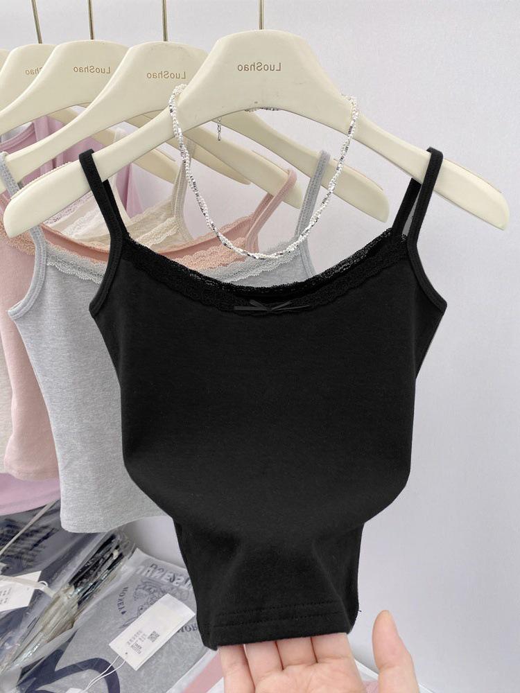 

Женская летняя белая кружевная майка 2025 - Pure Desire Верхняя одежда и нижнее белье Короткий топ S (35-43 kg)