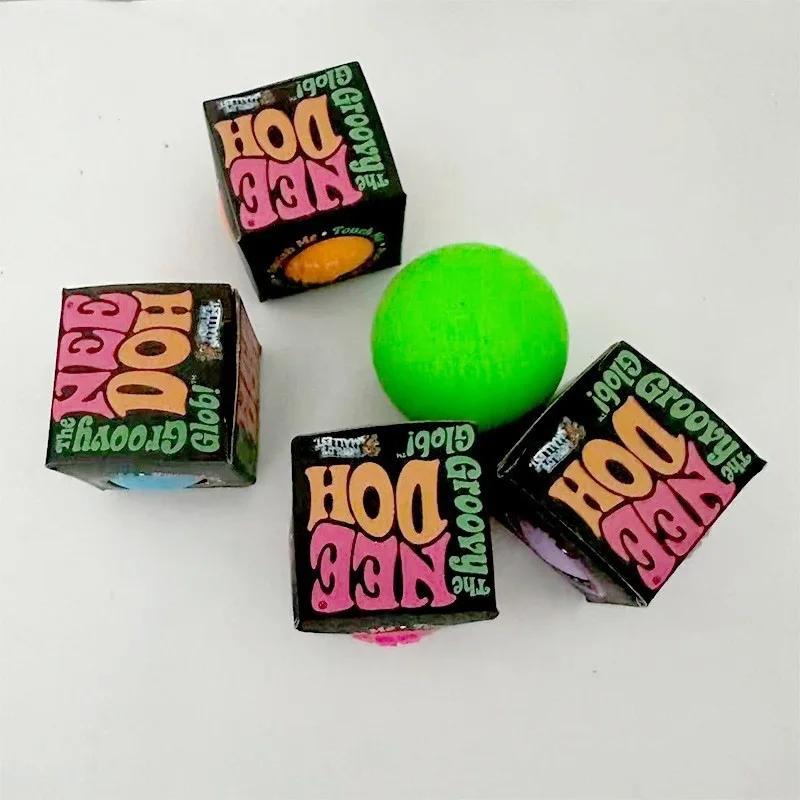 3.5Cm Mini Ball Needoh Teenie Singles Assortment Stress Relief Anti Anxiety Relax Fidget Toy Stress Relieve Rebound Relief