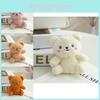 Schattige Teddy Knuffel Sleutelhanger Met PP Katoen Vulling En Zacht Yutu Bont Materiaal