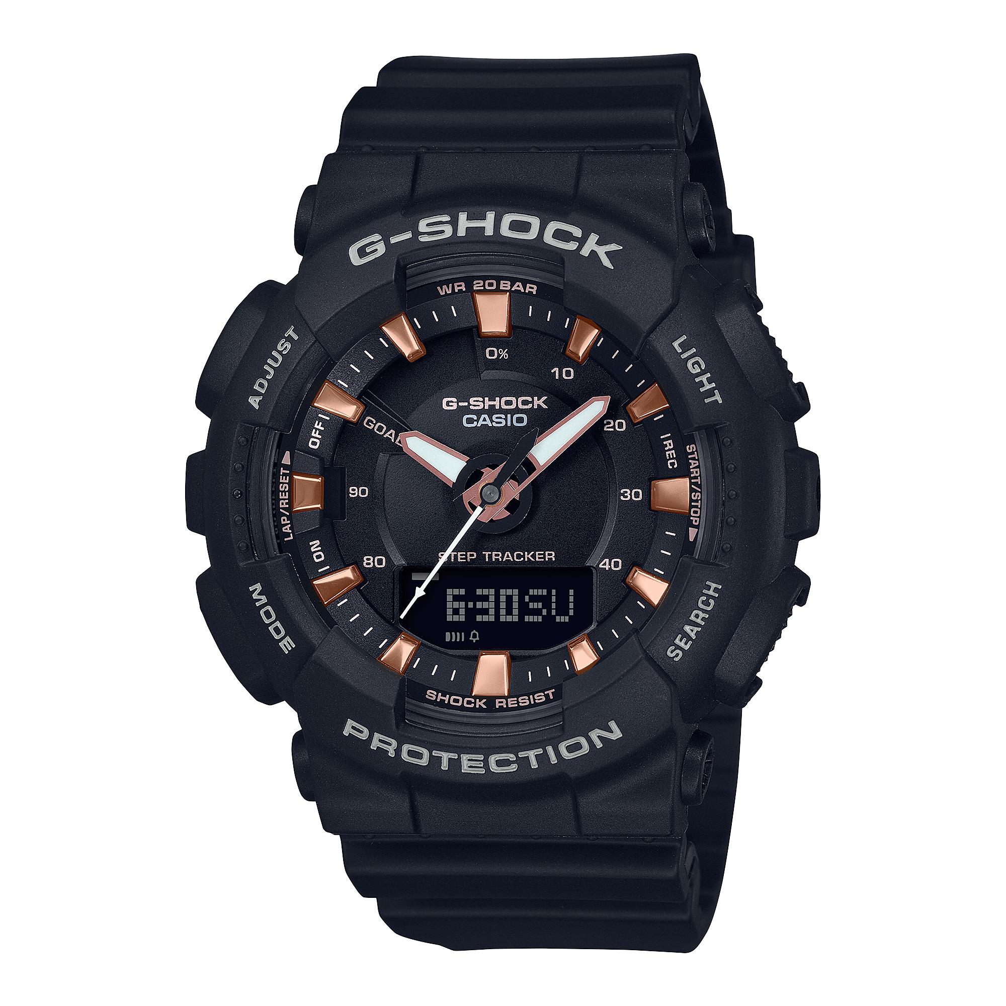 

Casio G-SHOCK Men s Resin 200M Water Resistant Digital Shock Resistant Quartz Watch GMA-S130PA-1A чёрный