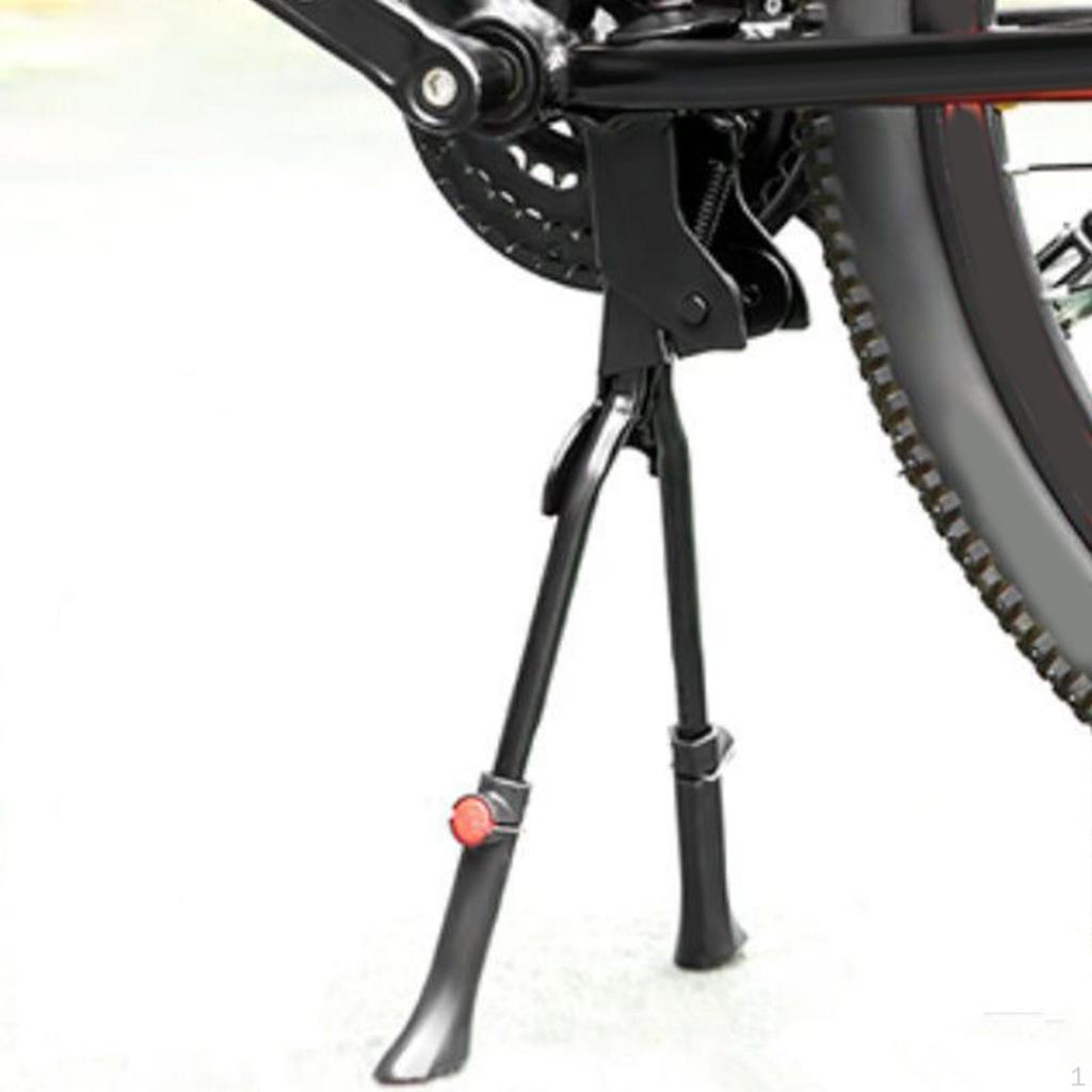 Double Leg Bike Kickstand Bicycle Kick Stand Metal Bicycling Trips Anti Slip, Side Support