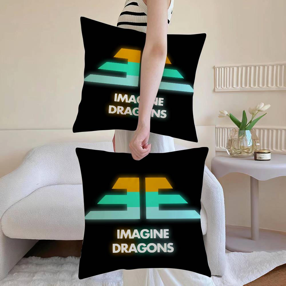 

Наволочка Imagine Dragons для дивана и гостиной, декоративные наволочки, пыле- и клещезащитные, невидимая молния 12x12Inch